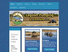 Tablet Screenshot of lagoonpumping.com